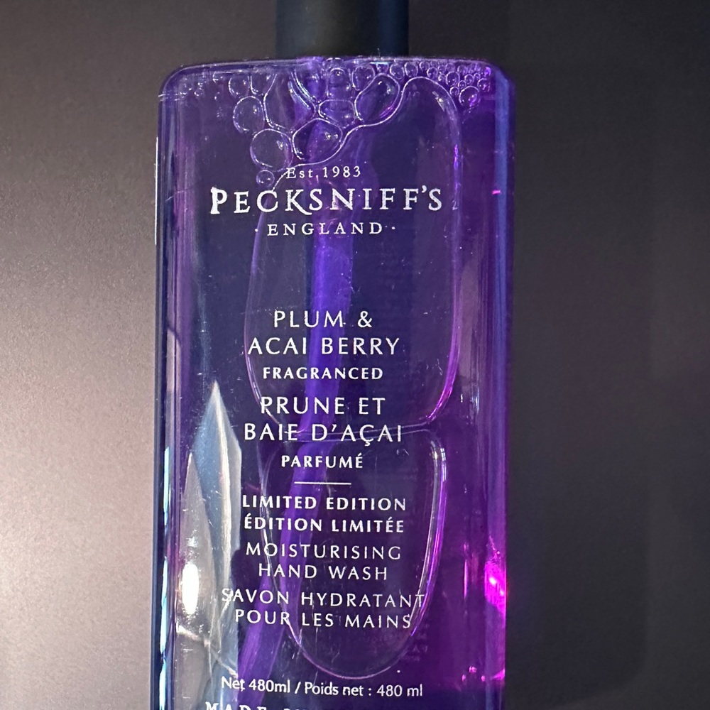 Purple Hand Soap with Plum and Acai Berry